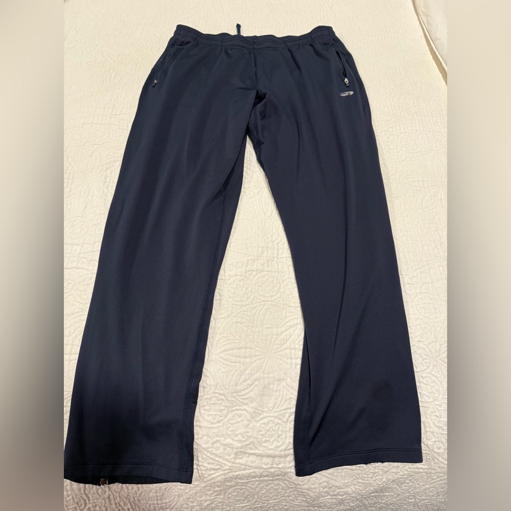 MTA Sport navy blue active athletic pants large L
